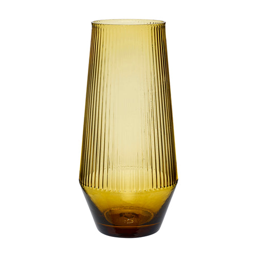 Hübsch vaas Ripple - glas - ø9xh26cm - vtwonen shop
