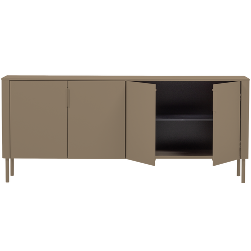 WOOOD dressoir Gunnar 200 cm - Grenen - Mud - 85x201x44 - vtwonen shop