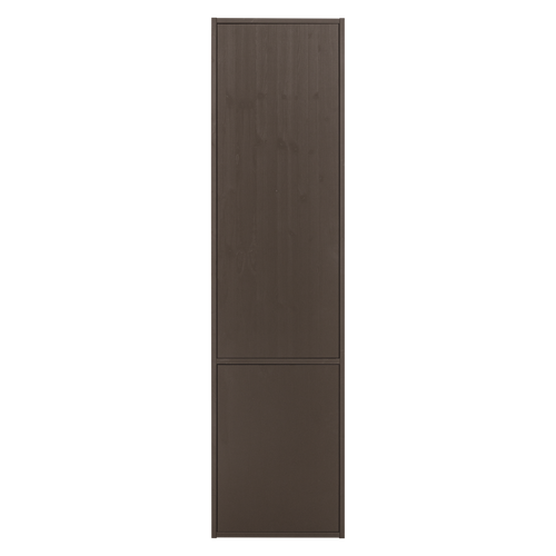 WOOOD smalle opbergkast Meggy - Grenen hout - Middenbruin - 215x55x40