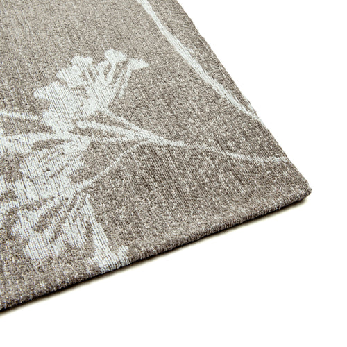 Lola&Moi vloerkleed Parchment - zilver - 240x340cm