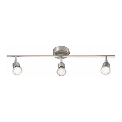 Nordlux Avenue Spotlamp - 3-lichts GU10 - 3000K - Geborsteld staal