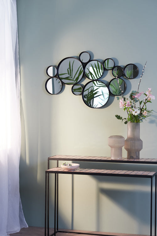 Light & Living spiegel CIELO - 99x3.5x57.5cm - zwart