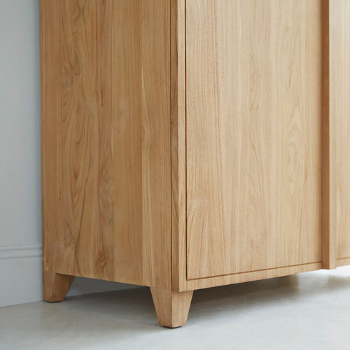 Tikamoon Kast van massief teakhout - Naturel - vtwonen shop