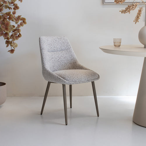 DÉJA Living Eetkamerstoel Malou - Beige/Taupe - Set van 2 - vtwonen shop