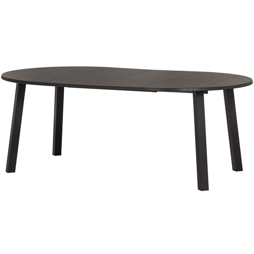 WOOOD uitschuifbare eettafel Lange Jan - Zwart - 75x120x120 - vtwonen shop