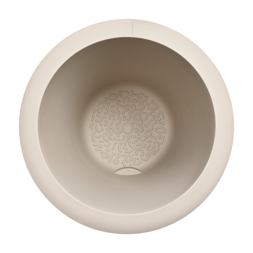 elho amber roll 60 balanced beige | Bloempot |Premium statementdesign