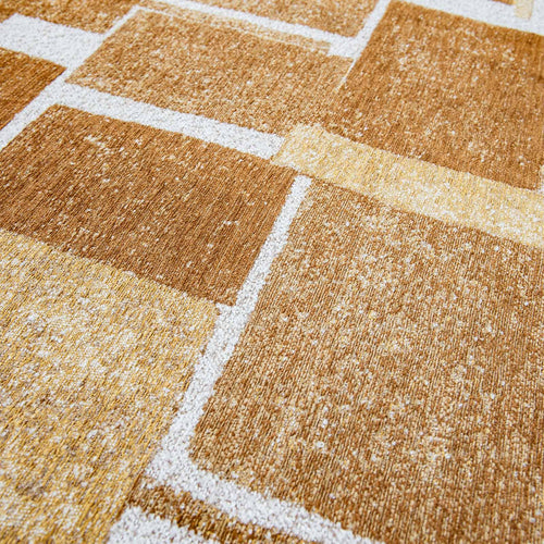 Louis De Poortere vloerkleed Nuggets - geel - 80x150cm - vtwonen shop