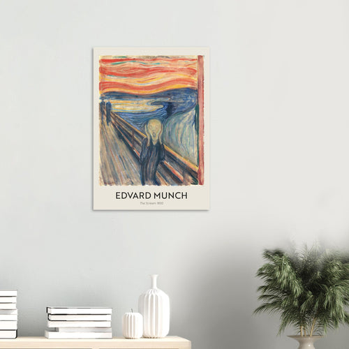 Artfulprints  Edvard Munch - The Scream 1893   poster A4 21x29.7 cm