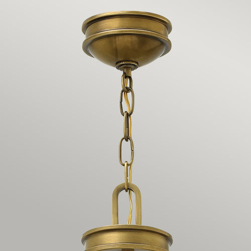 Elstead Collier - 4-lichts plafondlamp messing, E14