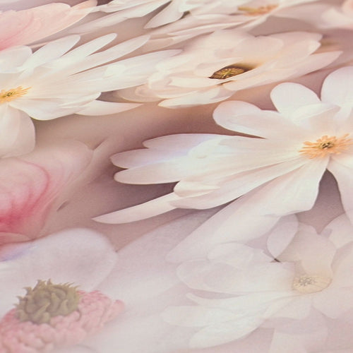 Livingwalls behang bloemmotief meerkleurig, wit, roze en groen - 53 cm x 10.05 m - AS-387222