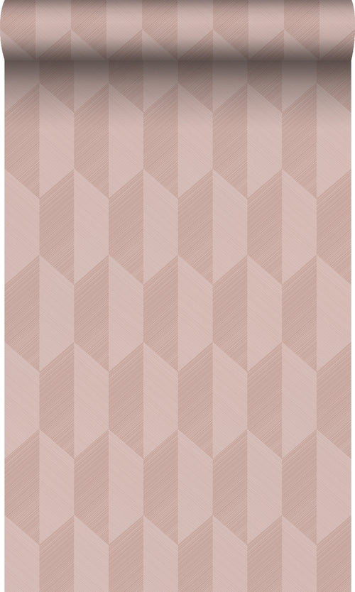 Origin Wallcoverings behang 3D-motief oudroze - 50 x 900 cm - 348032 - vtwonen shop
