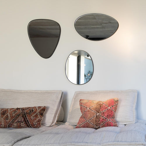 Atmooz spiegel Stone XL - zwart - 60 x 2 x H 143 cm