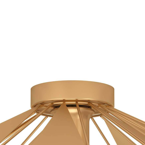 EGLO plafondlamp Carlton - e27 - ø 47 cm - goud - staal