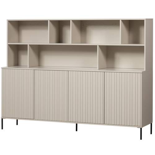 WOOOD wandkast New Gravure - Grenen - Dust - 150x200x44 - vtwonen shop