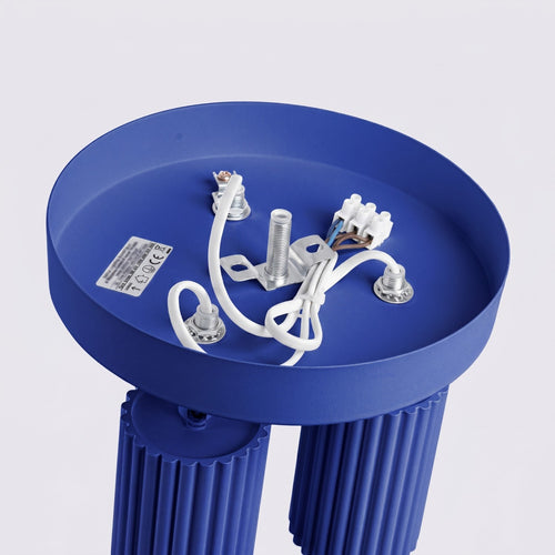 Sollux Lighting Plafondlamp KARBON 3P ultramarijn - 19,5x19,5x18cm