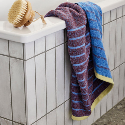 Hübsch handdoek Promenade - katoen - 70x140cm