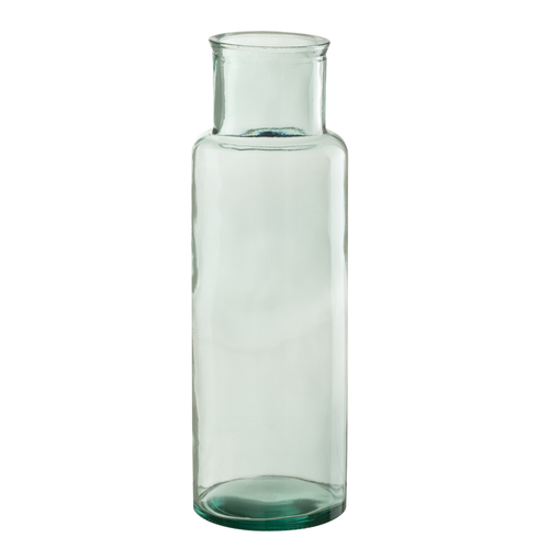 J-Line vaas Cilinder - glas - transparant - small - 44.5 cm hoog - vtwonen shop