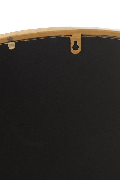 J-Line spiegel Mona Rond - ijzer/glas - goud - small - Ø 40 cm