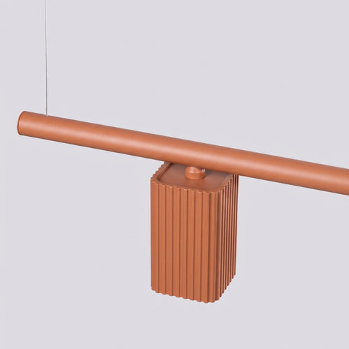 Sollux Lighting Kroonluchter RAYO 4 rode oker - 122x6x208cm