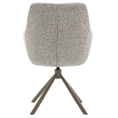 DÉJA Living Eetkamerstoel Noé - Beige/Taupe - Draaibaar - Set van 2 - vtwonen shop