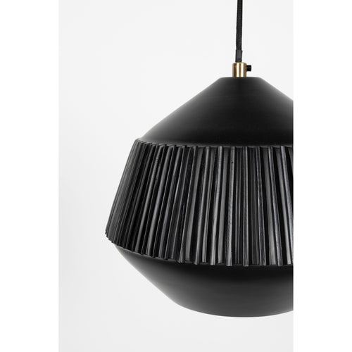 Housecraft Living Aysa Hanglamp Breed Zwart - vtwonen shop