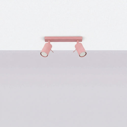Sollux Lighting Plafondlamp RING 2 roze - 30x6x16cm