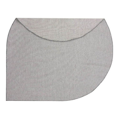 Interieur05 Buitenkleed Druppel Mono - Grijs/wit - Dubbelzijdig - EVA Interior - 200 x 200 cm - vtwonen shop