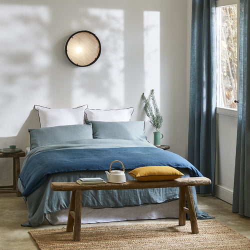 Madura Set van 2 kussenslopen Carlina groen van grijze en zwarte hommel 50x75 cm