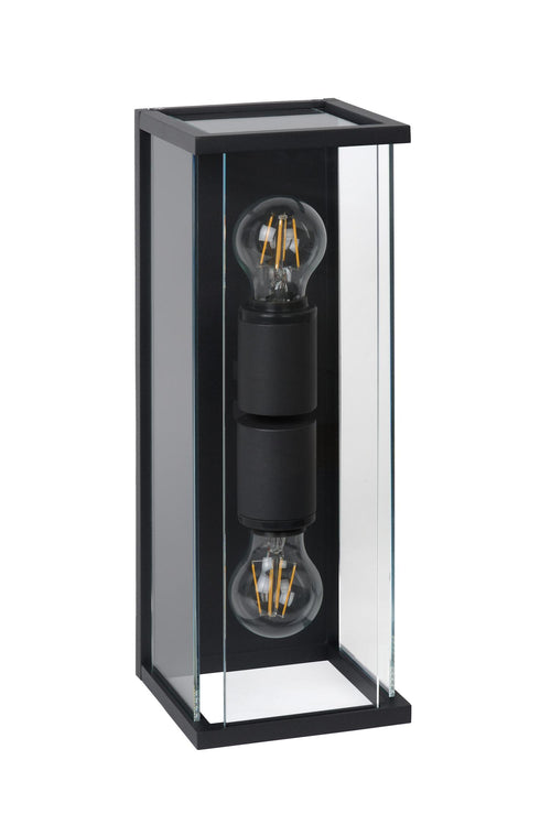 Lucide wandlamp CLAIRE - 2xE27 - Antraciet