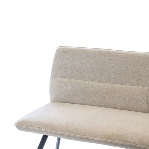 Giga Meubel Eetkamerbank Harper - Beige Stof - 160x60x88cm - vtwonen shop