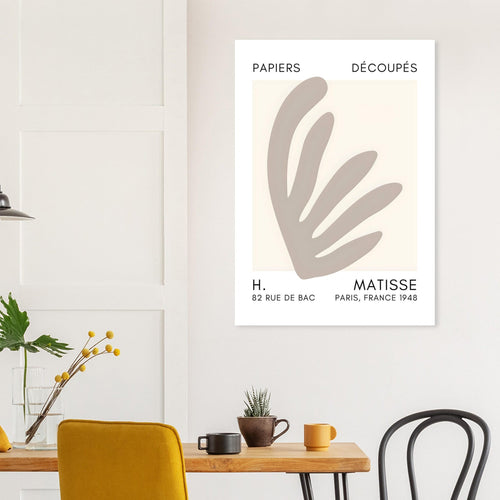 Artfulprints  Matisse – Aquatic impression grey   poster 50x70 cm - vtwonen shop