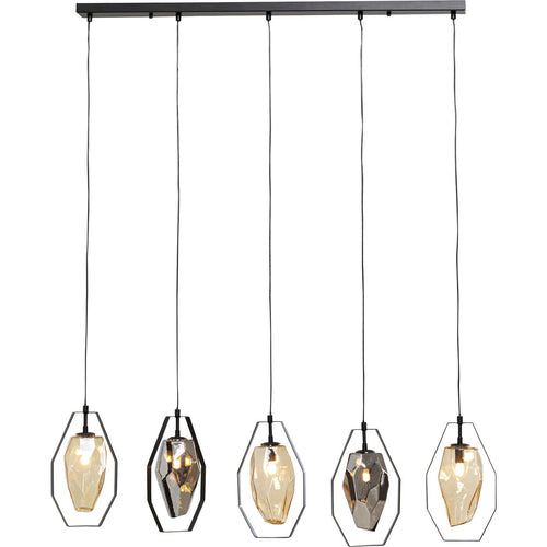 Kare Design Hanglamp Diamond Fever 110cm zwart - vtwonen shop