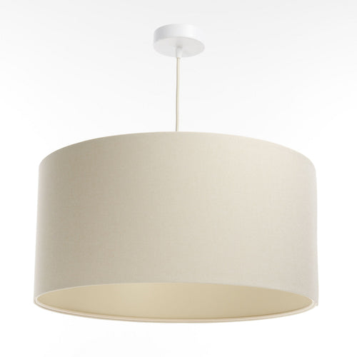 bpskoncept hanglamp Aven - crèmekleurige stof - Ø50 cm