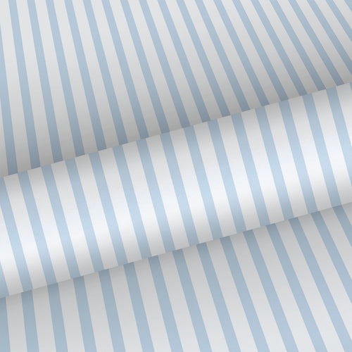 Sanders & Sanders behang strepen blauw en wit - 53 cm x 10 m - 640590