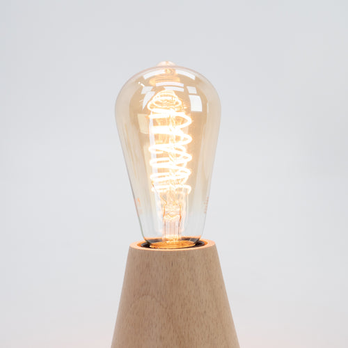 EGLO tafellamp Asby - e27 - 10 cm - lichtbruin - hout - vtwonen shop