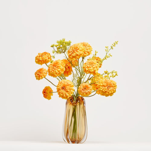 Blooming Good Zijden Boeket  Good FW.19 - Geel - 60-70 cm. hoogte