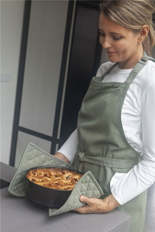Walra - Pannenlap Cook and Trial - 2x 20x20 cm - Legergroen