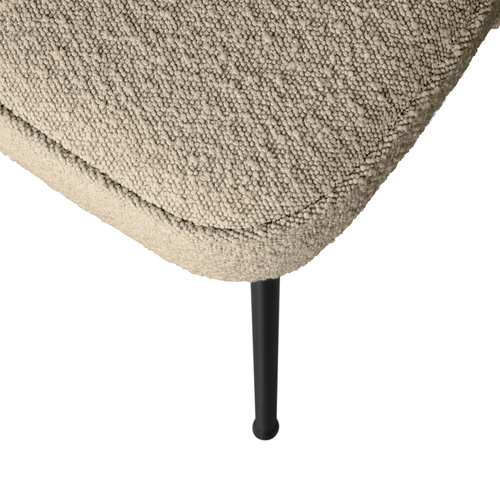 BePureHome eetbank Vogue - Bouclé - Beige - 83x120x59 - vtwonen shop