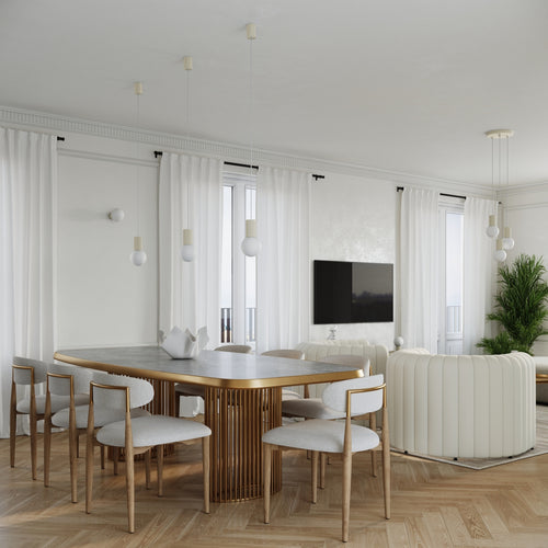 Sollux Lighting Tafellamp HALO beige - 12x12x19cm