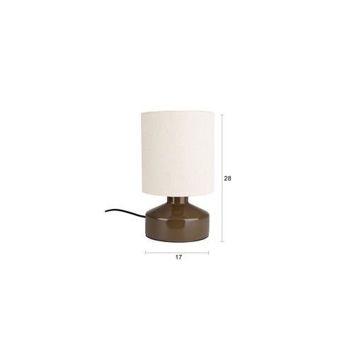 Zuiver Nook Tafellamp Donker Taupe