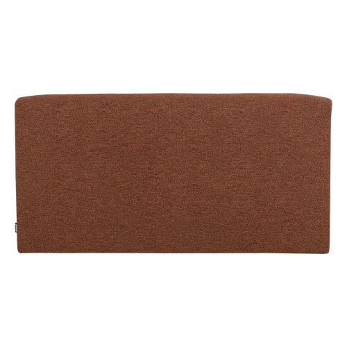 WOOOD eetbank 164 cm rugleuning Mojo Base - Bouclé - Roestbruin - 83x164x76