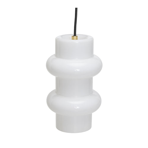 Hübsch hanglamp Pilule - glas/ijzer - ø15xh25cm