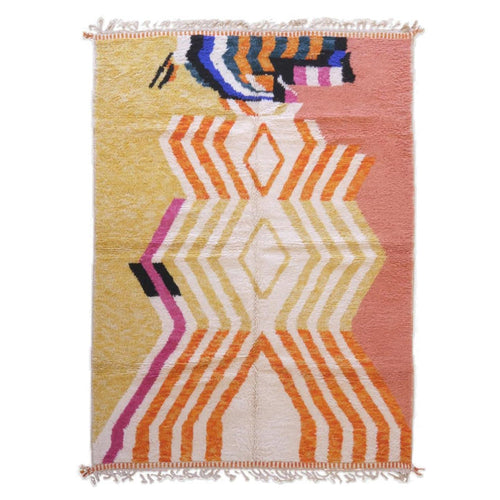 AFK Living vloerkleed Berber - handgemaakt - Wol - 160 cm x 230 cm