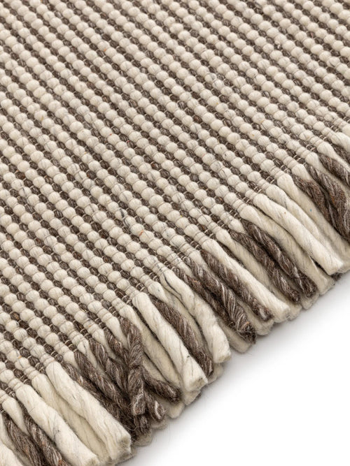 benuta wollen vloerkleed Mary - beige/bruin - 160x230 cm