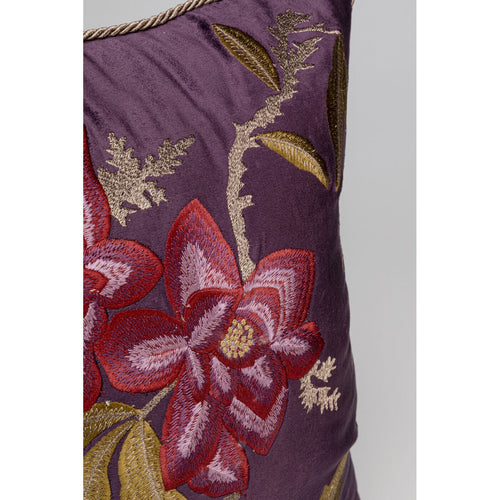 Kare Design Kussen bloemen paars