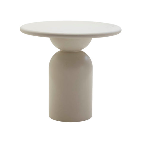 DÉJA Living Eettafel Djurö - Rond Beige Eco Composiet - 80cm