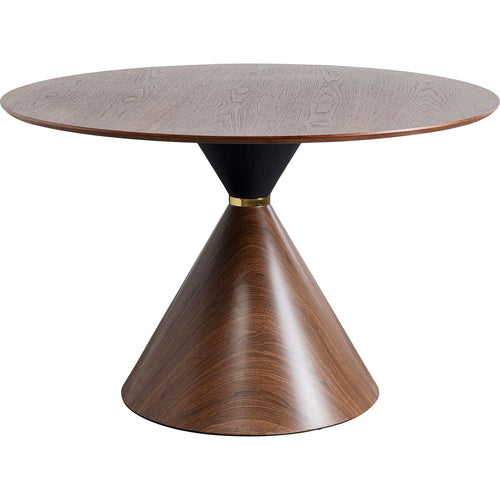 Kare Design Eettafel Cono Ø120cm walnoot