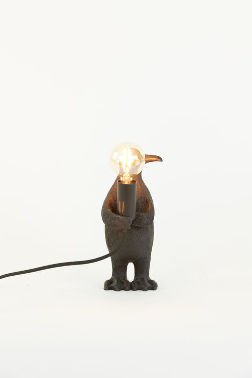 Light & Living tafellamp PENGUIN - Ø12x24cm - zwart - vtwonen shop