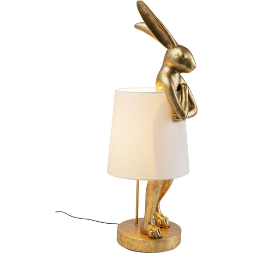 Kare Design Vloerlamp Animal konijn 88cm goud - vtwonen shop