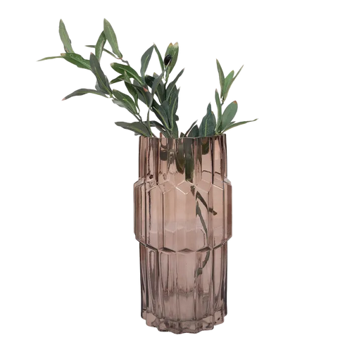 Artichok Patty glazen vaas paars - 14,5 x 26 cm - vtwonen shop